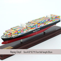 Banboring Black-1 Shipping Container Ship Model(1:1000)