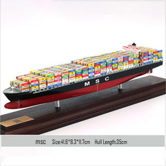 Banboring Black-2 Shipping Container Ship Model(1:1000)