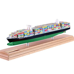 Banboring Black&Green-2 Customization Shipping Container Ship Model(1:1000)