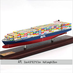 Banboring Blue-1 Shipping Container Ship Model(1:1000)