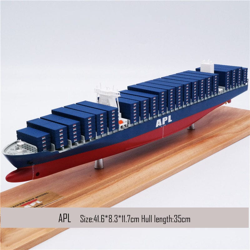 Banboring Blue-2 Shipping Container Ship Model(1:1000)