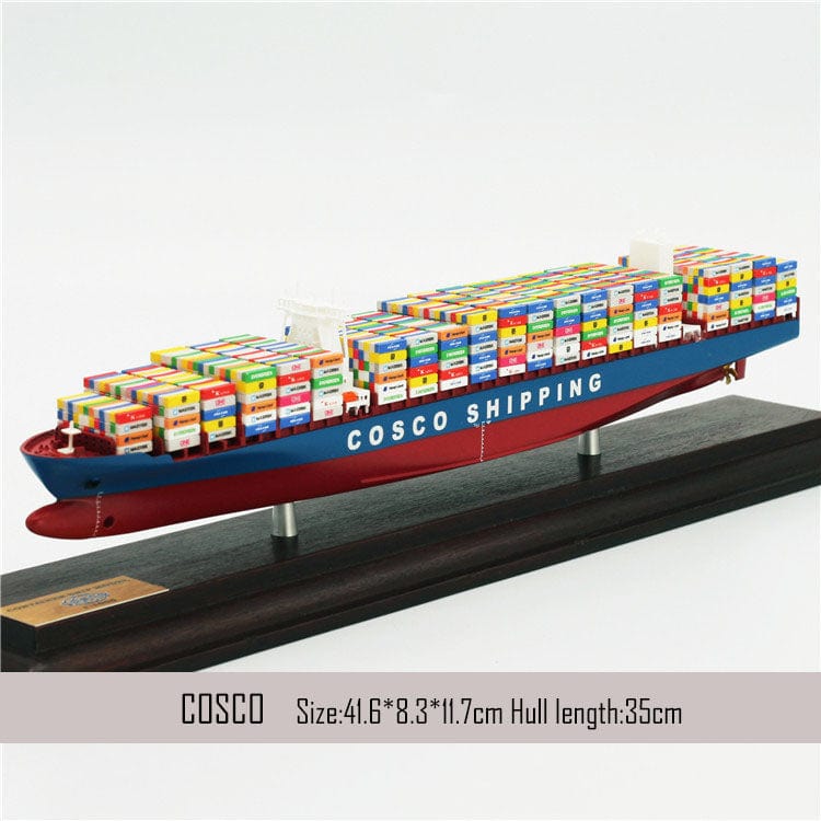 Banboring Blue-3 Shipping Container Ship Model(1:1000)