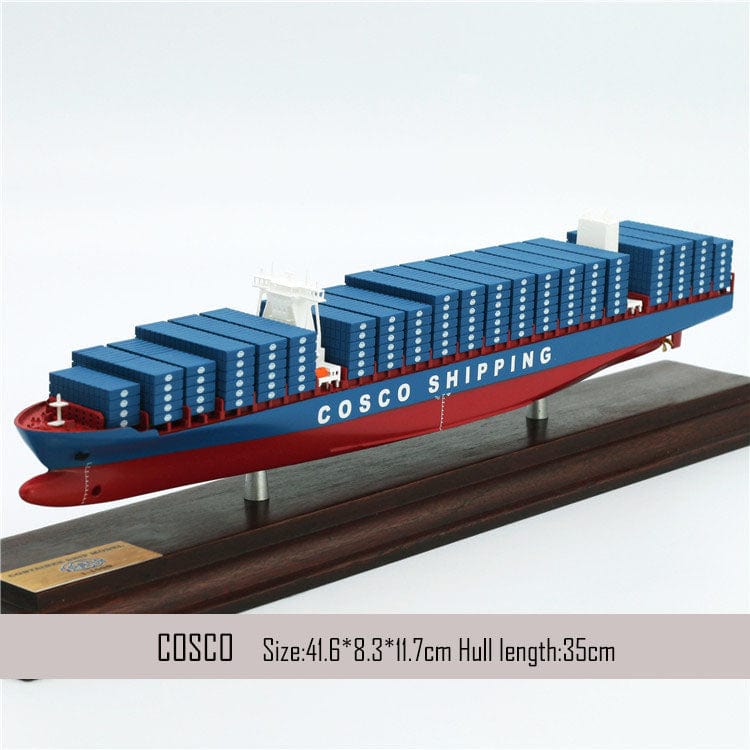 Banboring Blue-4 Shipping Container Ship Model(1:1000)
