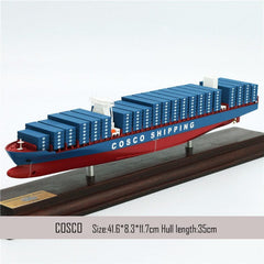 Banboring Blue-4 Shipping Container Ship Model(1:1000)