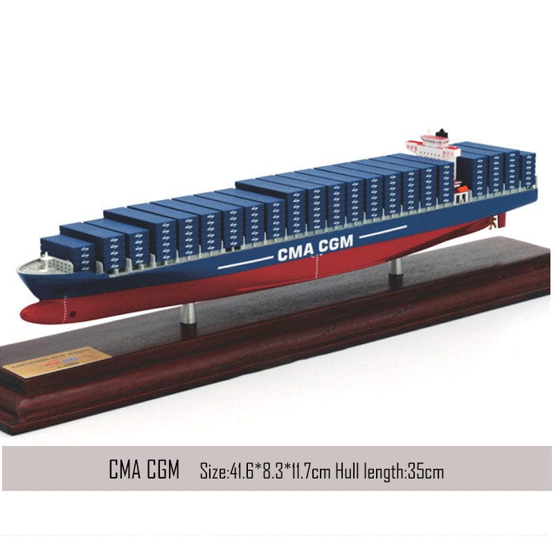 Banboring Blue-6 Shipping Container Ship Model(1:1000)