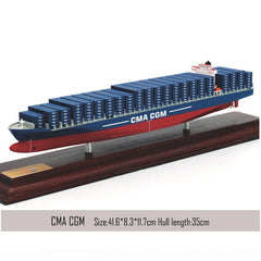 Banboring Blue-6 Shipping Container Ship Model(1:1000)
