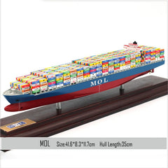 Banboring Blue-7 Shipping Container Ship Model(1:1000)