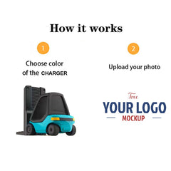 Banboring Blue Customization Forklift Wireless Charger