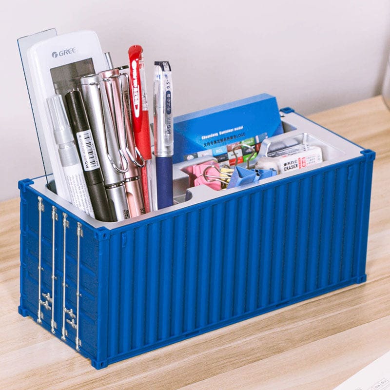 Banboring Blue Customization Pen Holder