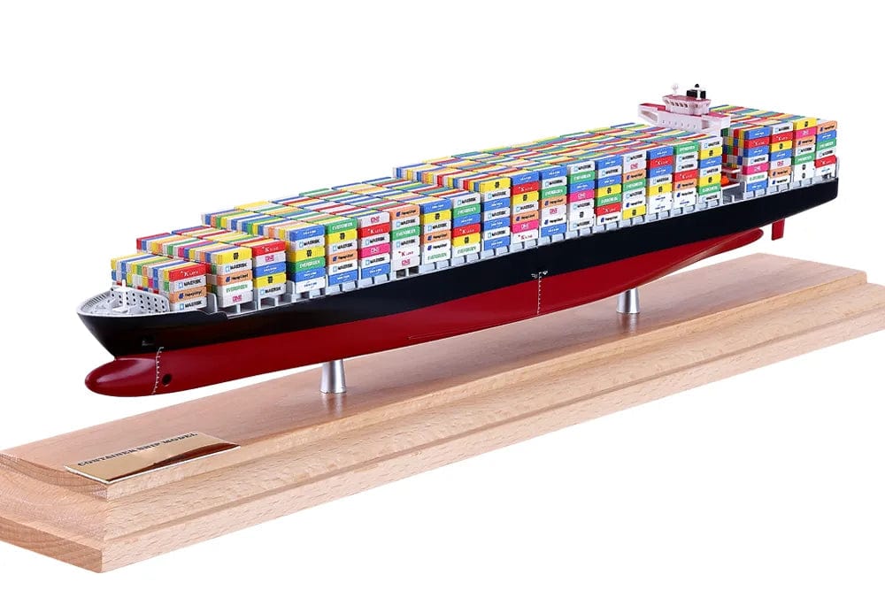 Banboring Blue&Red-1 Customization Shipping Container Ship Model(1:1000)
