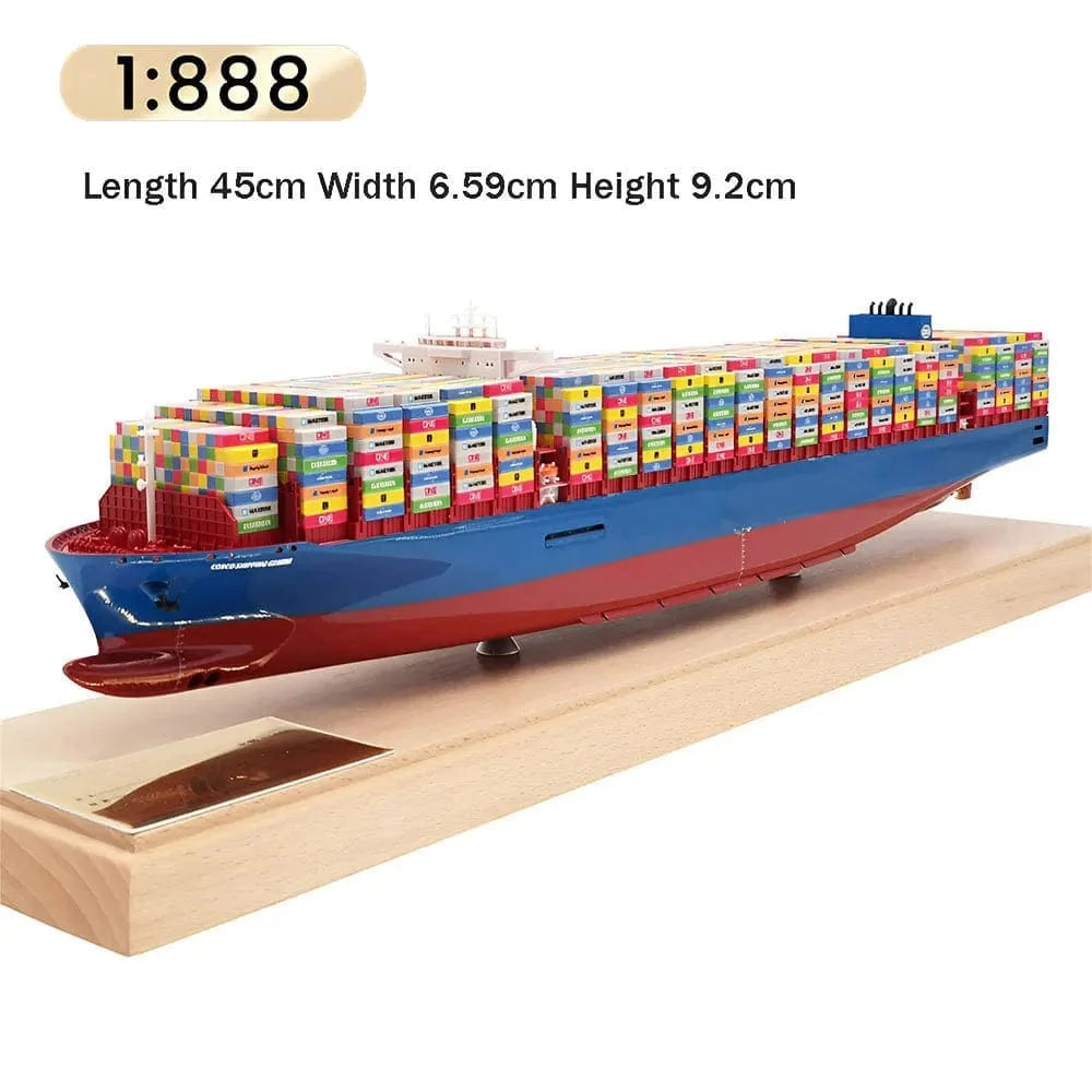 Banboring Customization 45cm Container Ship Model (Scale 1:888)