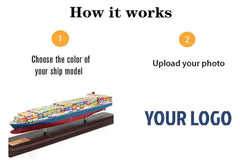 Banboring Customization Shipping Container Ship Model(1:1000)