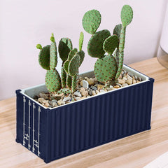Banboring Dark Blue Customization FlowerPot
