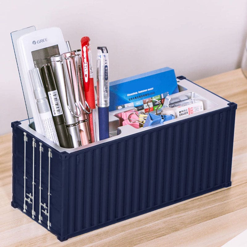 Banboring Dark blue Customization Pen Holder