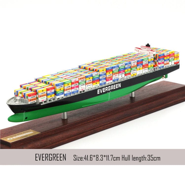 Banboring Green-1 Shipping Container Ship Model(1:1000)