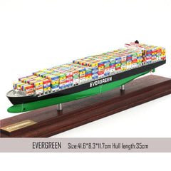 Banboring Green-1 Shipping Container Ship Model(1:1000)