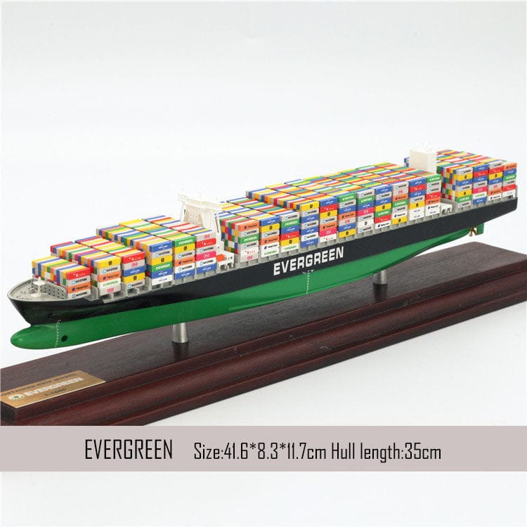 Banboring Green-2 Shipping Container Ship Model(1:1000)