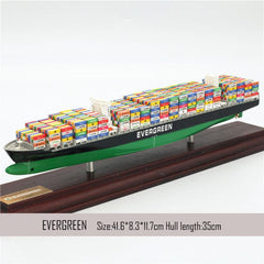 Banboring Green-2 Shipping Container Ship Model(1:1000)