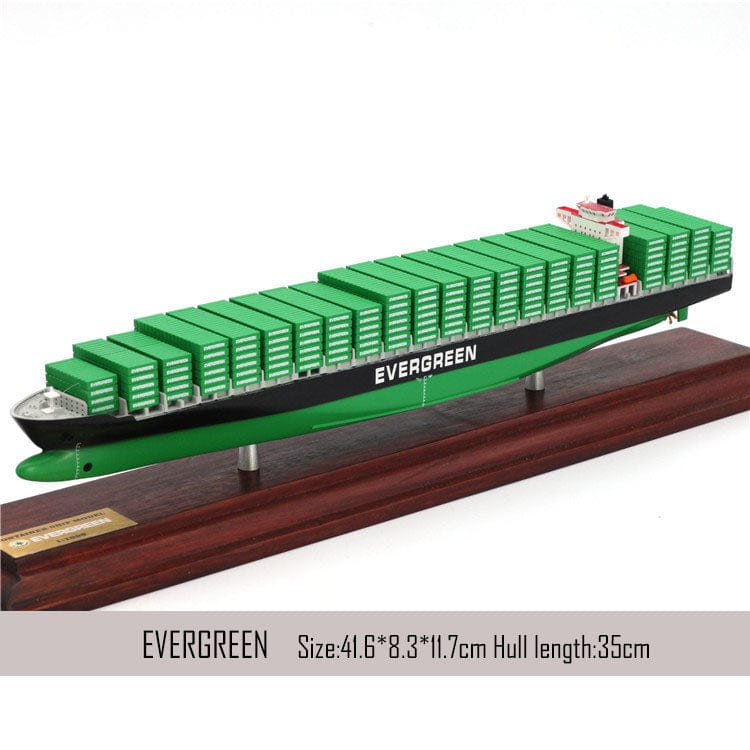 Banboring Green-3 Shipping Container Ship Model(1:1000)