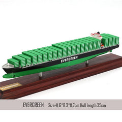 Banboring Green-3 Shipping Container Ship Model(1:1000)