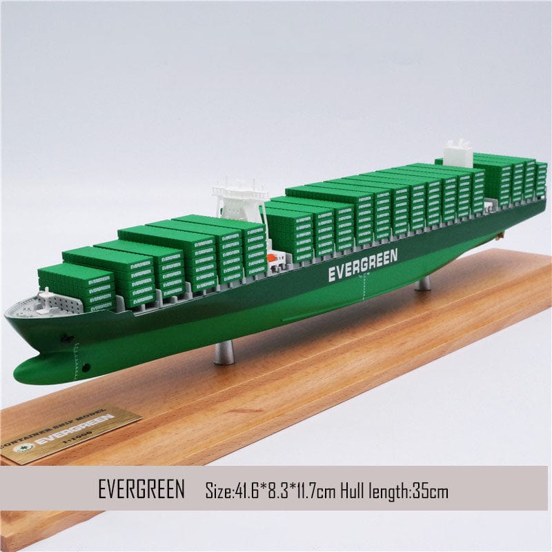 Banboring Green-4 Shipping Container Ship Model(1:1000)