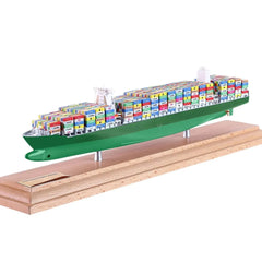 Banboring Green&Green-2 Customization Shipping Container Ship Model(1:1000)