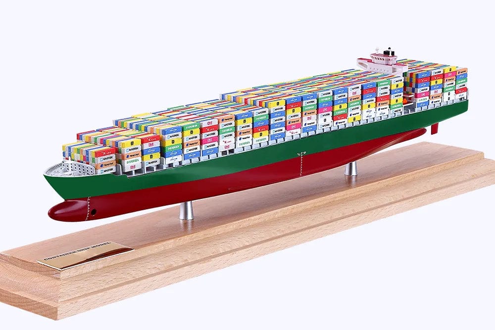 Banboring Green&Red-1 Customization Shipping Container Ship Model(1:1000)