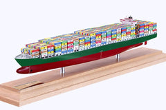 Banboring Green&Red-1 Customization Shipping Container Ship Model(1:1000)