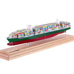 Banboring Green&Red-2 Customization Shipping Container Ship Model(1:1000)
