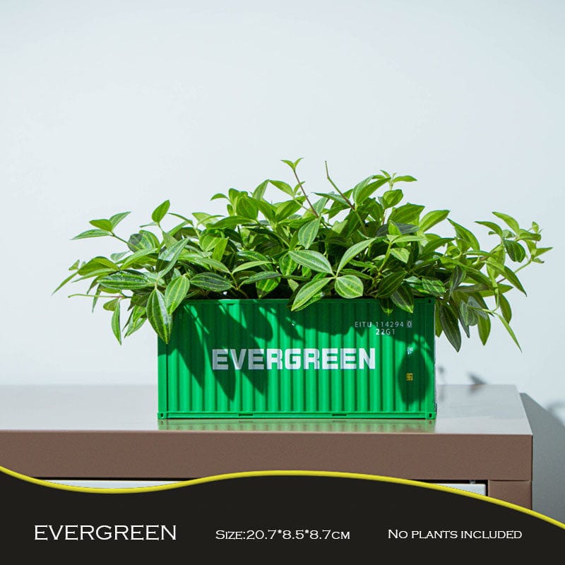 Banboring Green Shipping Container Model Flowerpot