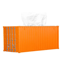 Banboring Orange Customization 1:24 Container Tissue Box