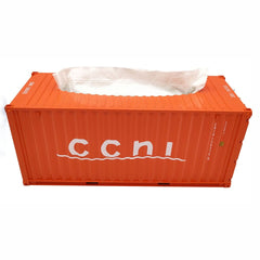Banboring Orange Shipping Container Tissue Box 1:20