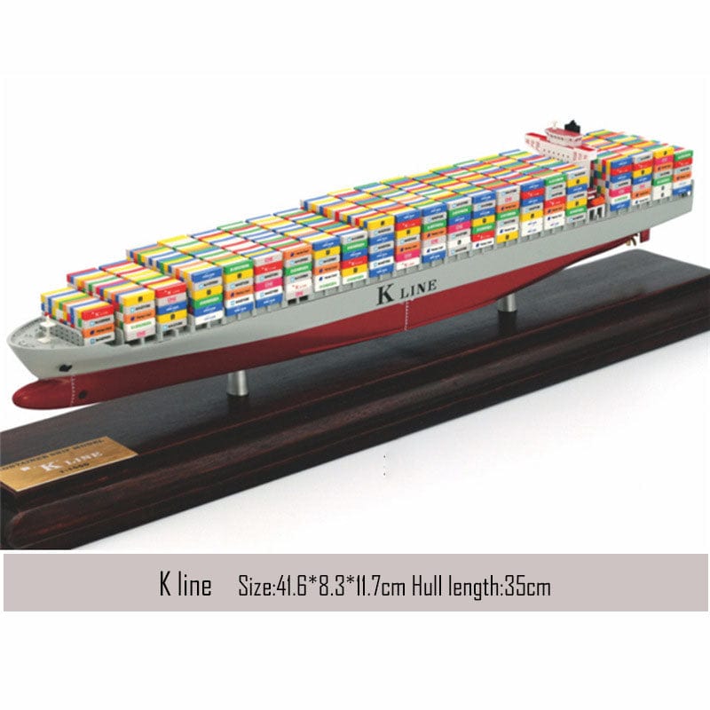 Banboring Red-1 Shipping Container Ship Model(1:1000)