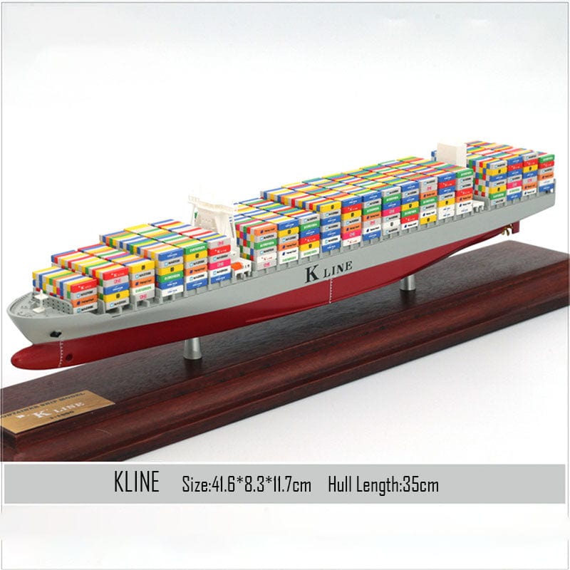 Banboring Red-2 Shipping Container Ship Model(1:1000)