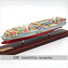 Banboring Red-2 Shipping Container Ship Model(1:1000)