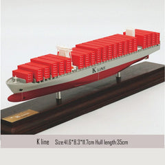 Banboring Red-4 Shipping Container Ship Model(1:1000)
