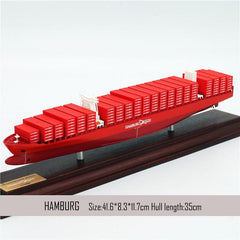 Banboring Red-6 Shipping Container Ship Model(1:1000)