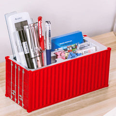 Banboring Red Customization Pen Holder