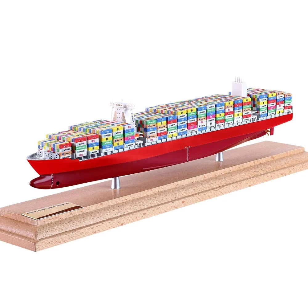 Banboring Red&Red-2 Customization Shipping Container Ship Model(1:1000)