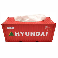 Banboring Red Shipping Container Tissue Box 1:20