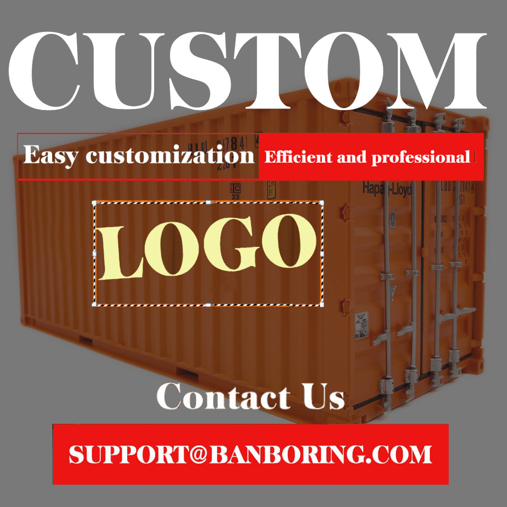 Banboring Shipping Container 3D Model Scale 1:20