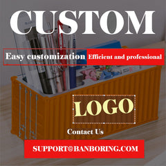 Banboring Shipping Container Box Model Pen Holder