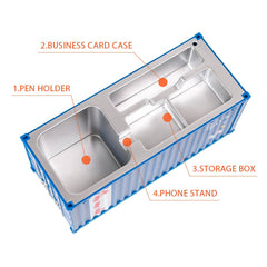 Banboring Shipping Container Box Model Pen Holder