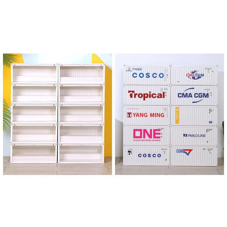 Banboring Shipping Container Model Lighting Display Box