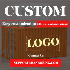 Banboring Shipping Container Model Tissue Box