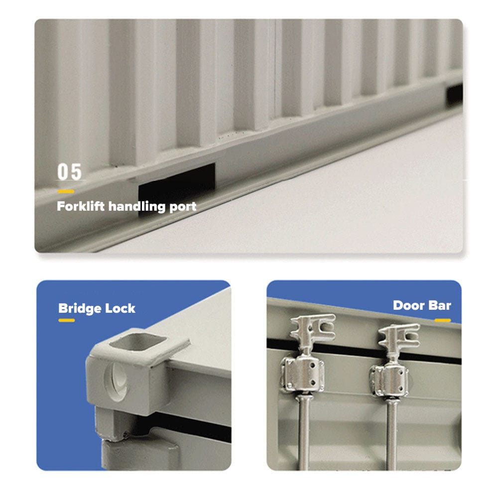 Banboring Shipping Container Pen Holder&Tissue Box 1:20
