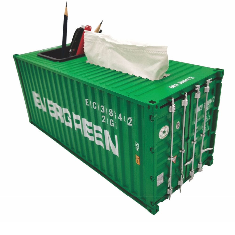 Banboring Shipping Container Pen Holder&Tissue Box 1:20