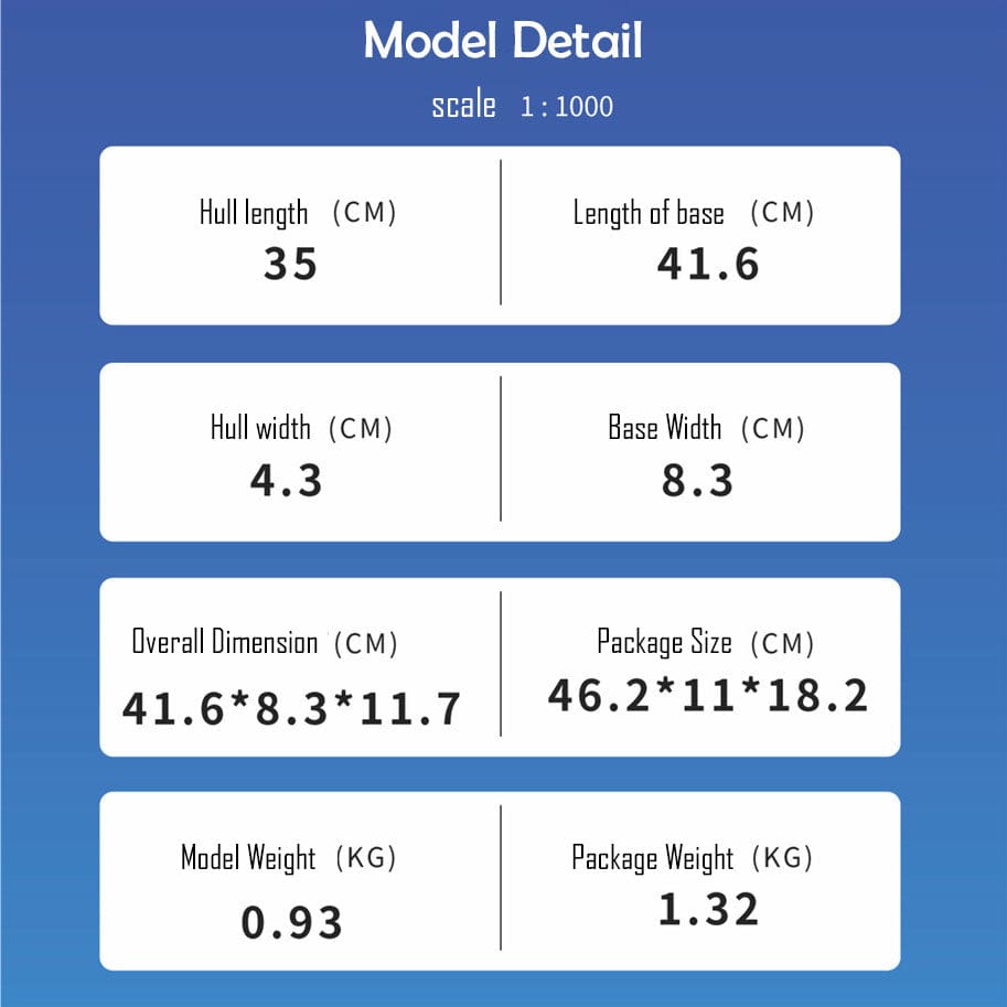 Banboring Shipping Container Ship Model(1:1000)