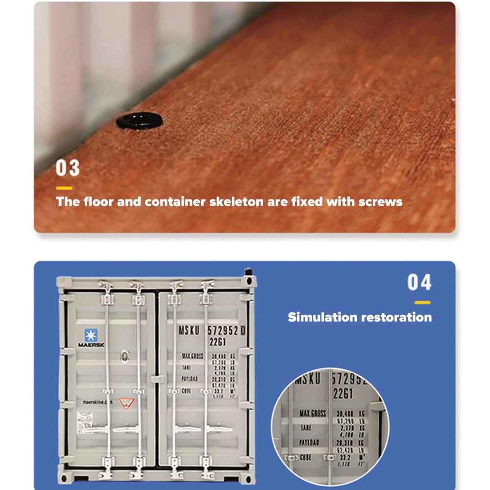 Banboring Shipping Container Tissue Box 1:20