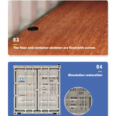 Banboring Shipping Container Tissue Box 1:20